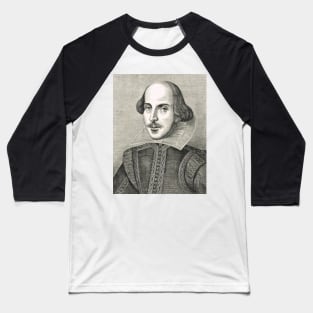 William Shakespeare The Bard of Avon Baseball T-Shirt